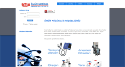 Desktop Screenshot of omurmedikal.com